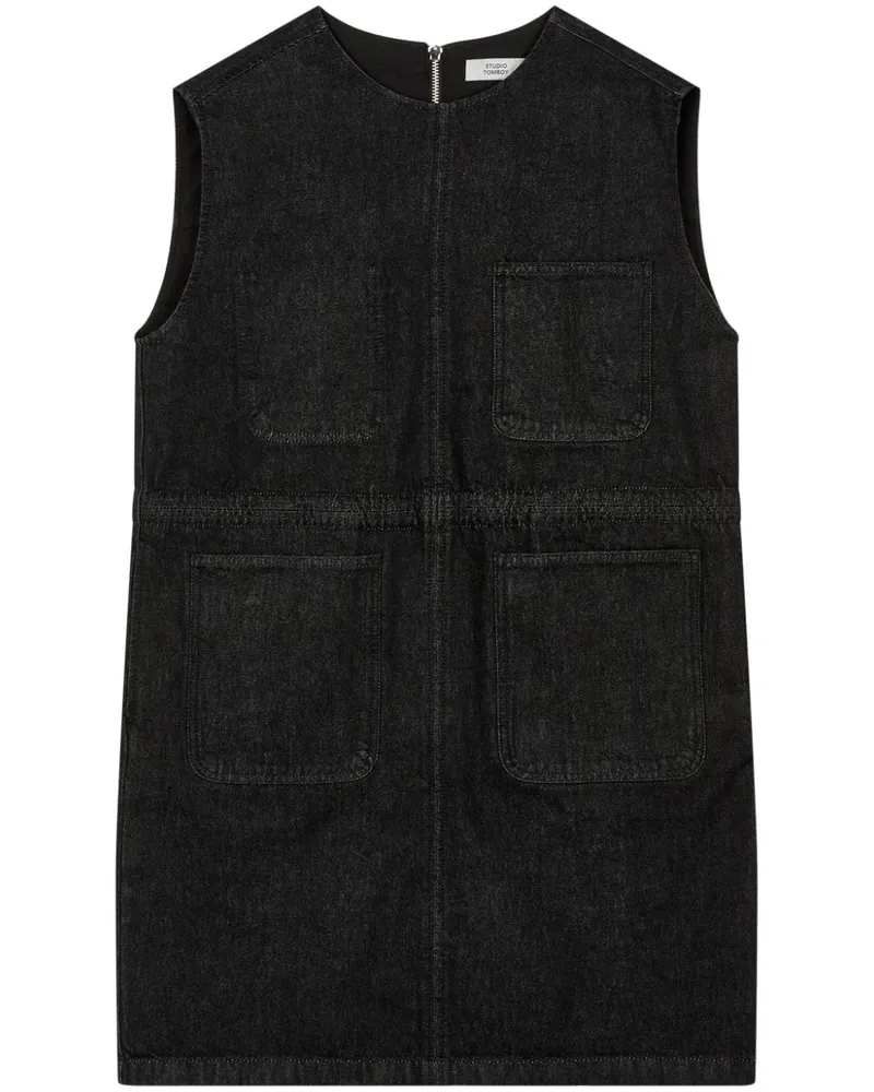 STUDIO TOMBOY Ärmelloses Maxikleid - Schwarz Schwarz