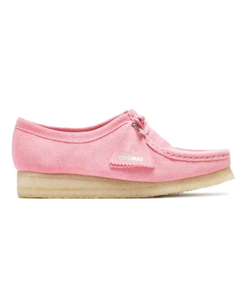 Clarks Wallabee Wildlederstiefel - Rosa Rosa