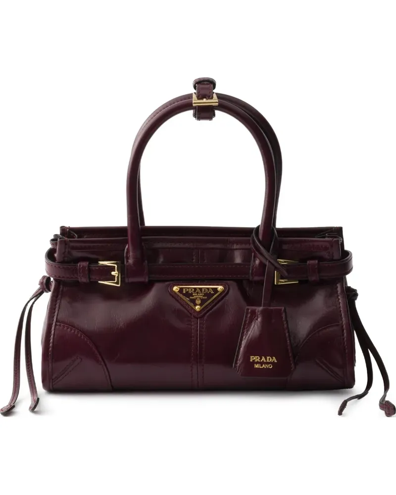 Prada Bonnie leather mini-bag - Rot Rot