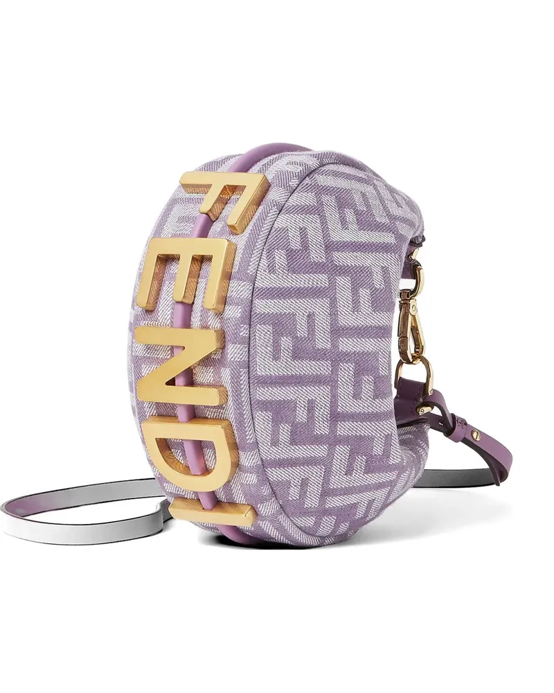 Fendi mini graphy shoulder bag - Violett Violett