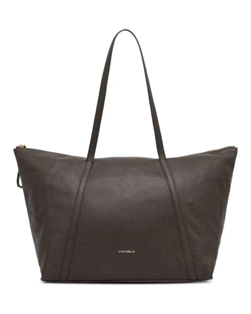 Coccinelle Handtasche aus gekörntem Leder - Braun Braun