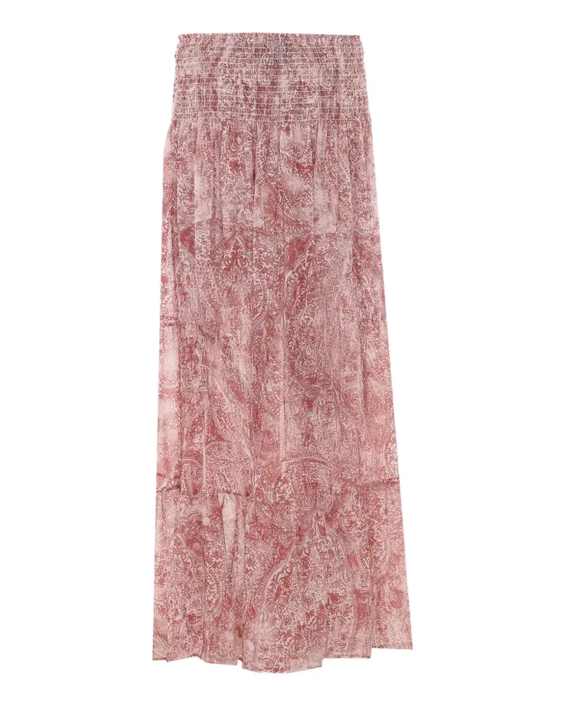 Aniye By paisley-print flounced skirt - Rot Rot