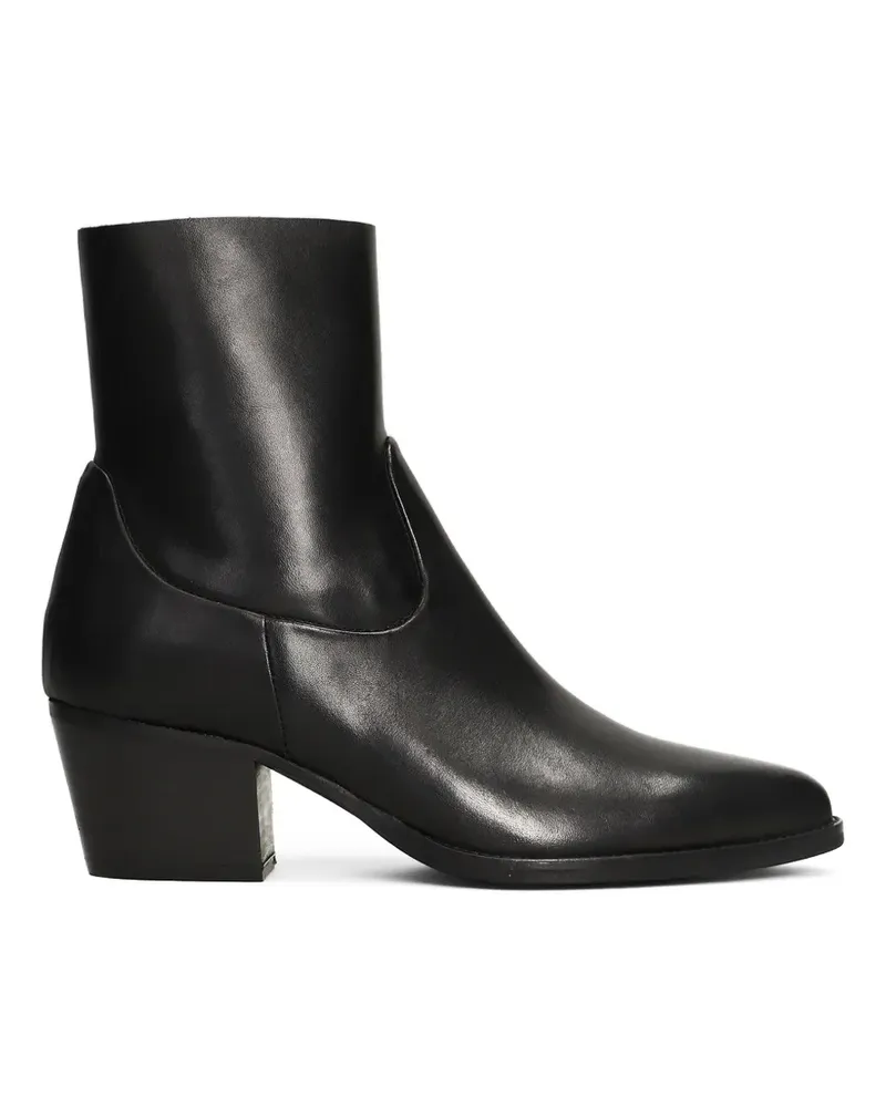 Julie Dee Stiefel mit spitzer Kappe - Schwarz Schwarz