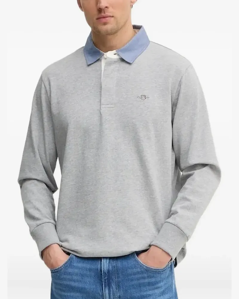 Gant Klassisches Poloshirt - Grau Grau