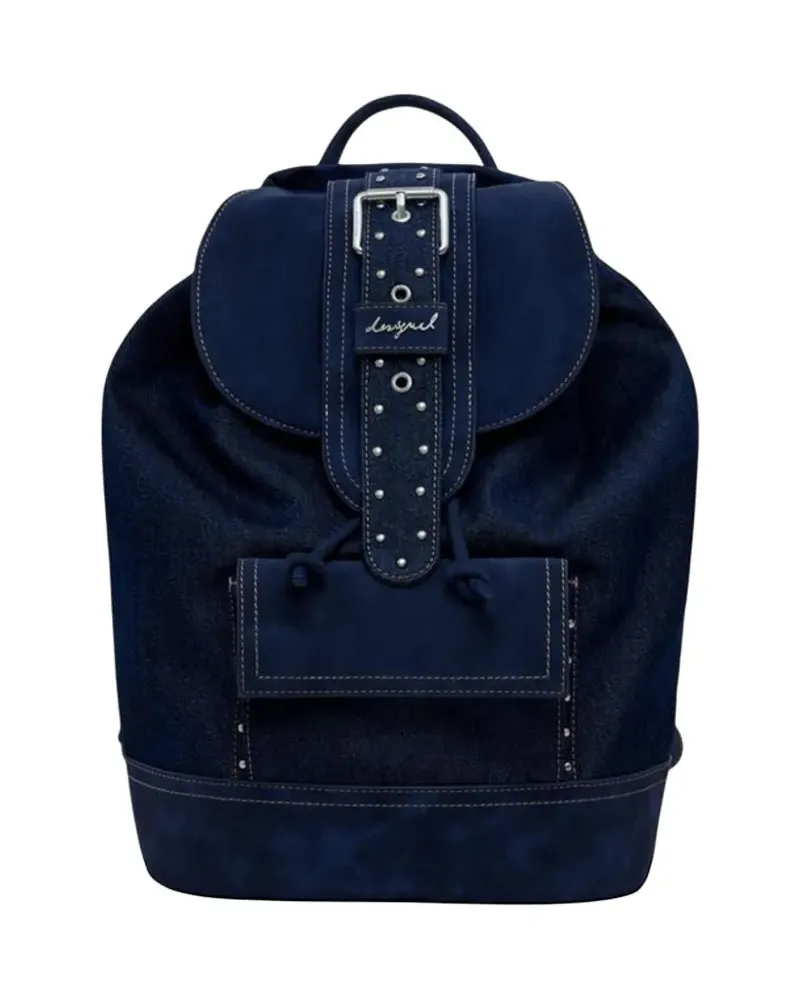 Desigual stud-embellished backpack - Blau Blau