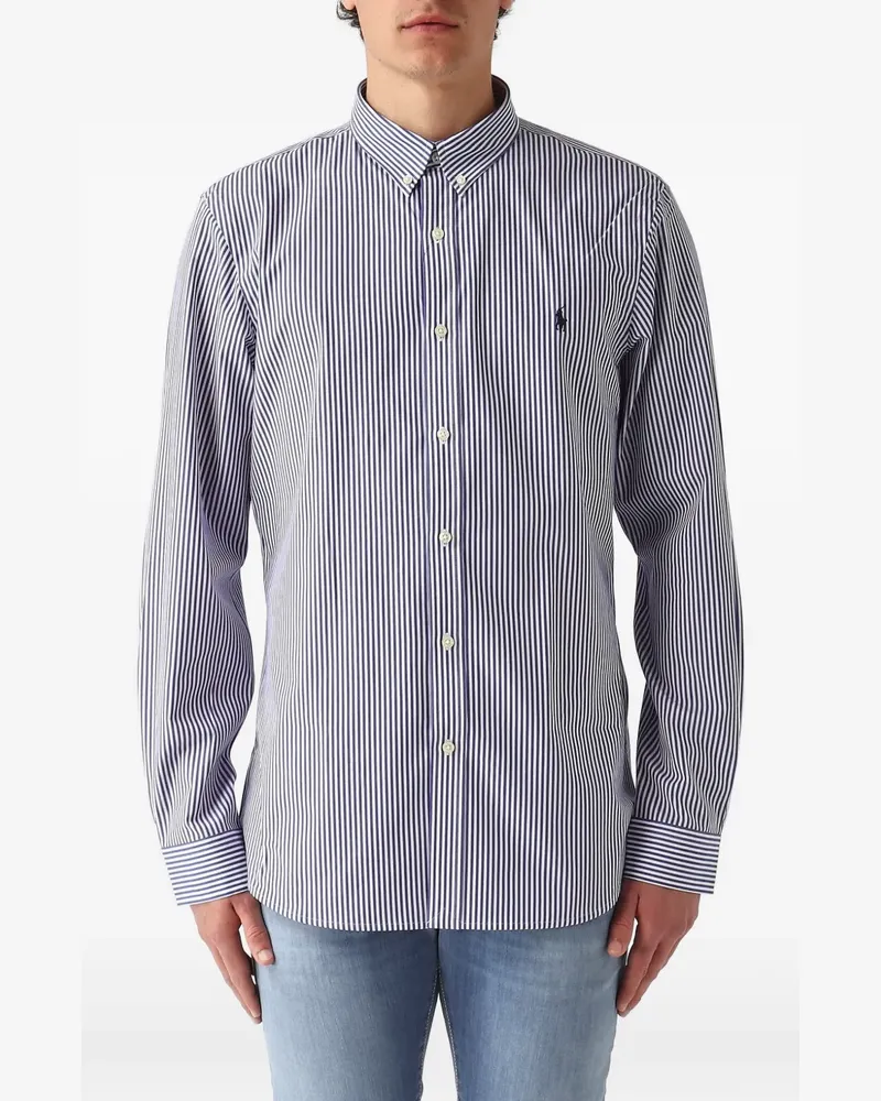 Ralph Lauren Gestreiftes Hemd - Weiß Weiß