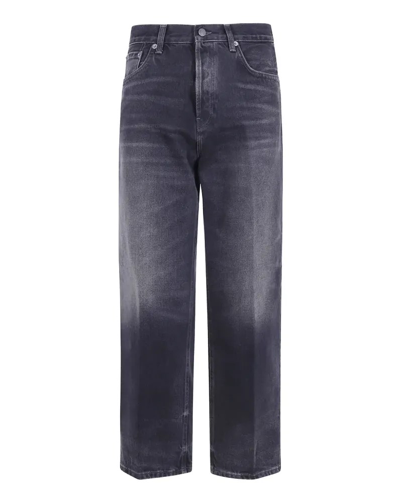 Haikure Betty Jeans mit ausgeblichenem Effekt - Schwarz Schwarz