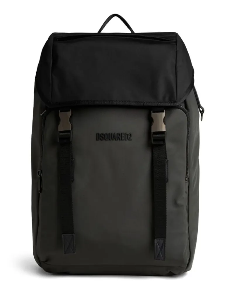 Dsquared2 Urban Rucksack mit Logo - Schwarz Schwarz