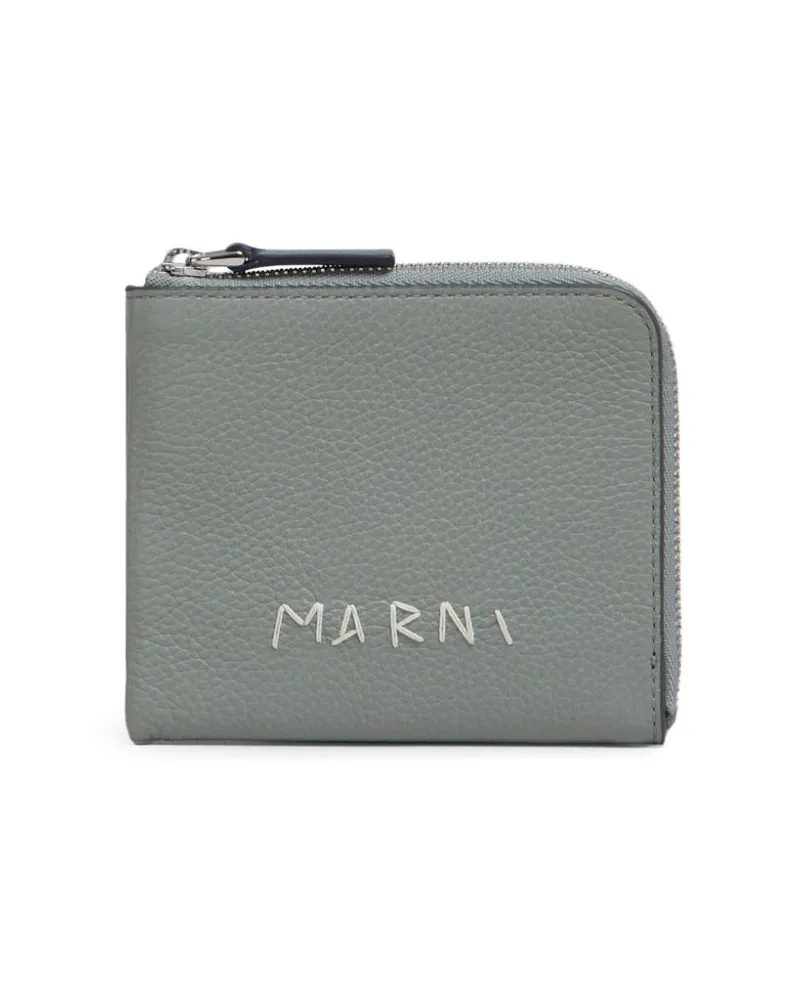 Marni Mending Portemonnaie - Blau Blau