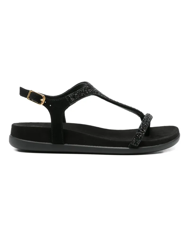 Unisa Verzierte Canada Sandalen - Schwarz Schwarz