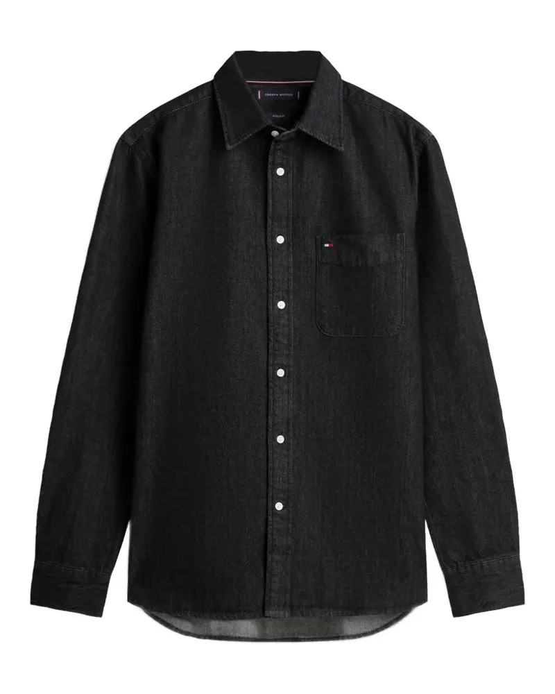 Tommy Hilfiger long-sleeved shirt - Schwarz Schwarz