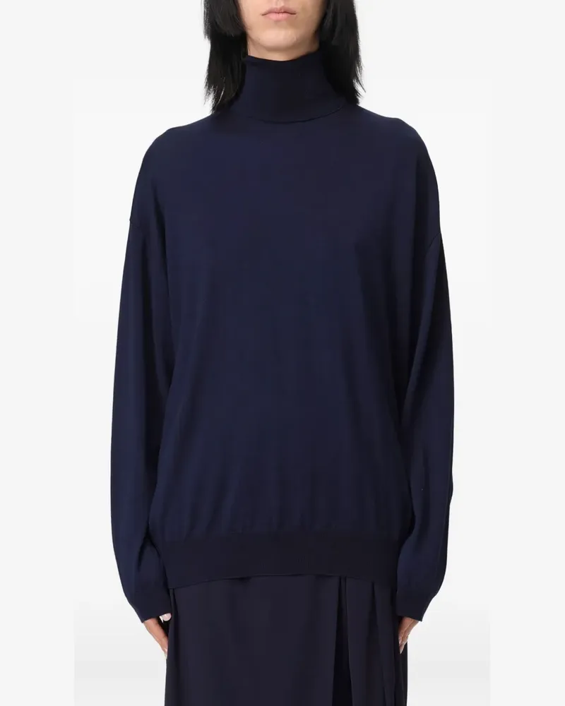 Moschino turtleneck sweater - Blau Blau