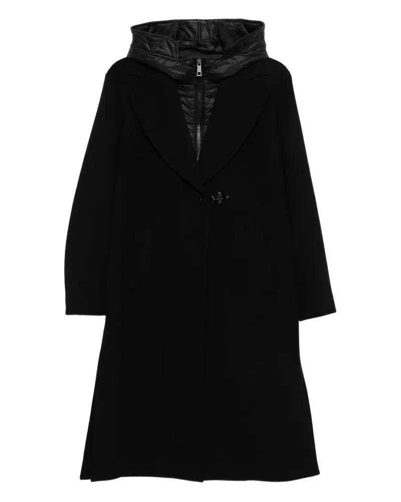 Fay Mantel mit Kapuze - Schwarz Schwarz