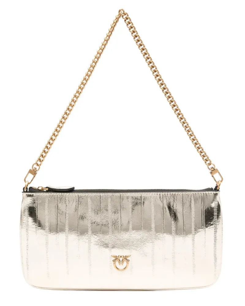 Pinko Love Birds Schultertasche - Gold Gold