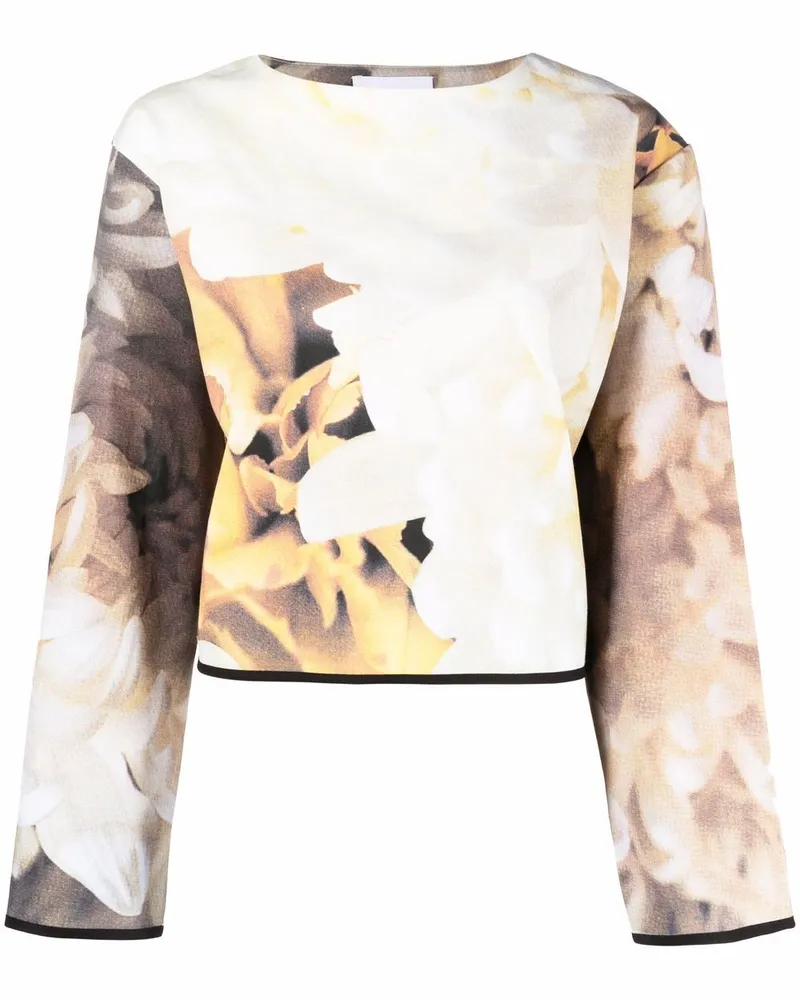 ATU Body Couture Sweatshirt mit Blumen-Print - Nude Nude