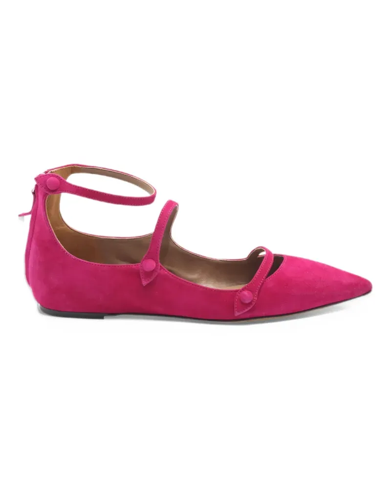 Tabitha Simmons x Equipment strappy pointed-toe ballet flats - Rosa Rosa