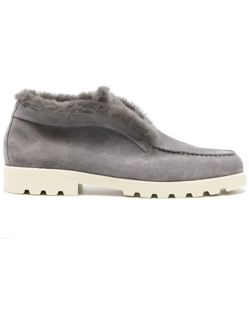 Santoni Desert-Boots aus Wildleder - Grau Grau
