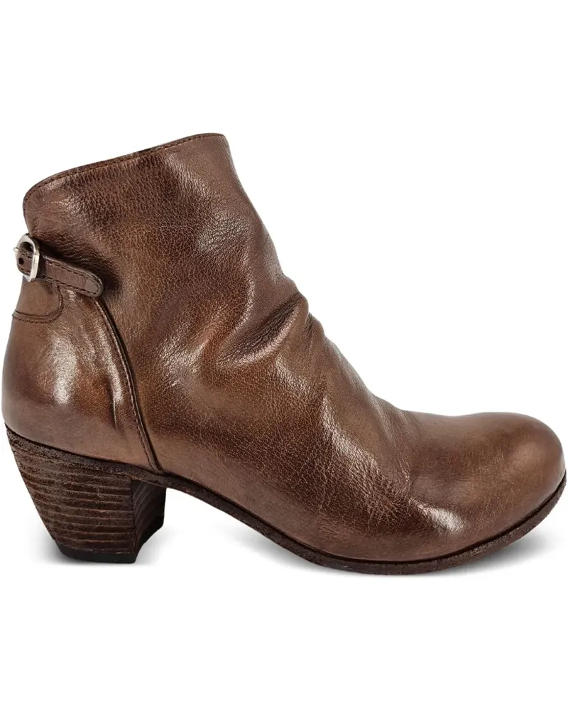 Officine Creative Italia Chabrol Stiefel mit Reißverschluss 50mm - Braun Braun