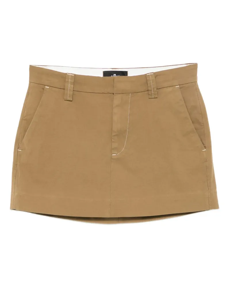 7 for all mankind Milly Chino Minirock - Nude Nude