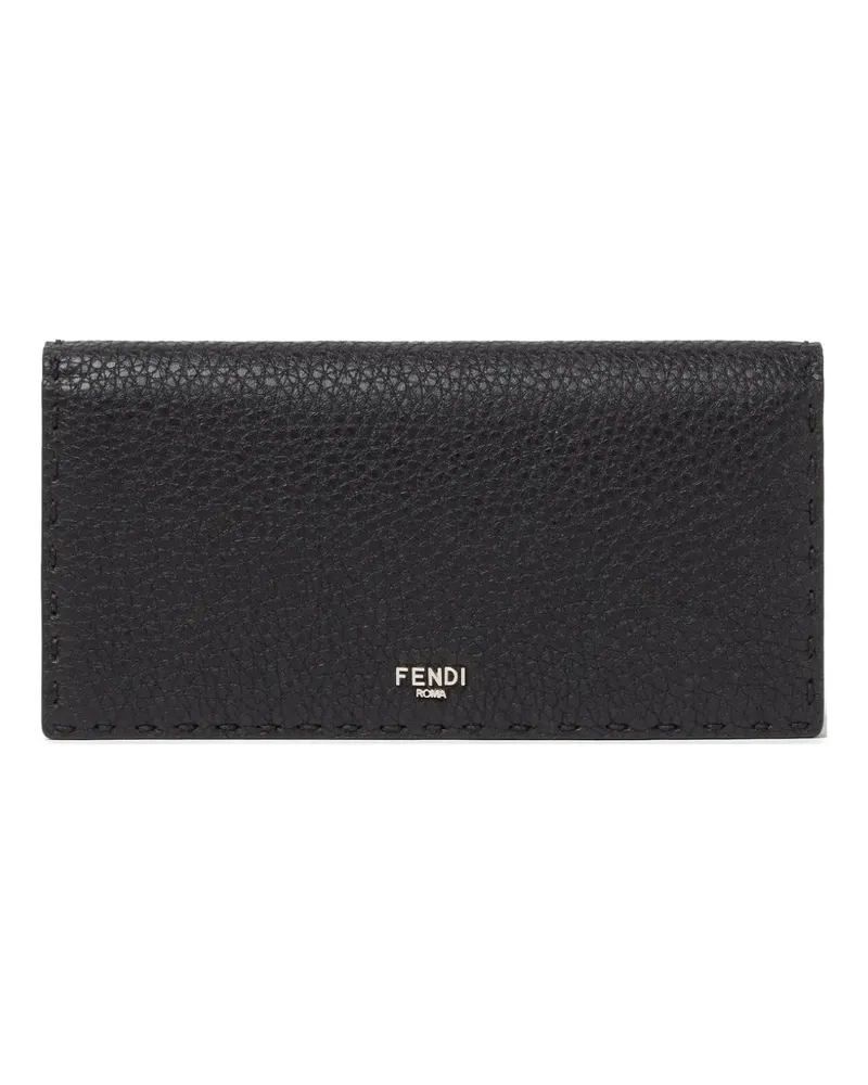 Fendi Selleria leather wallet - Schwarz Schwarz