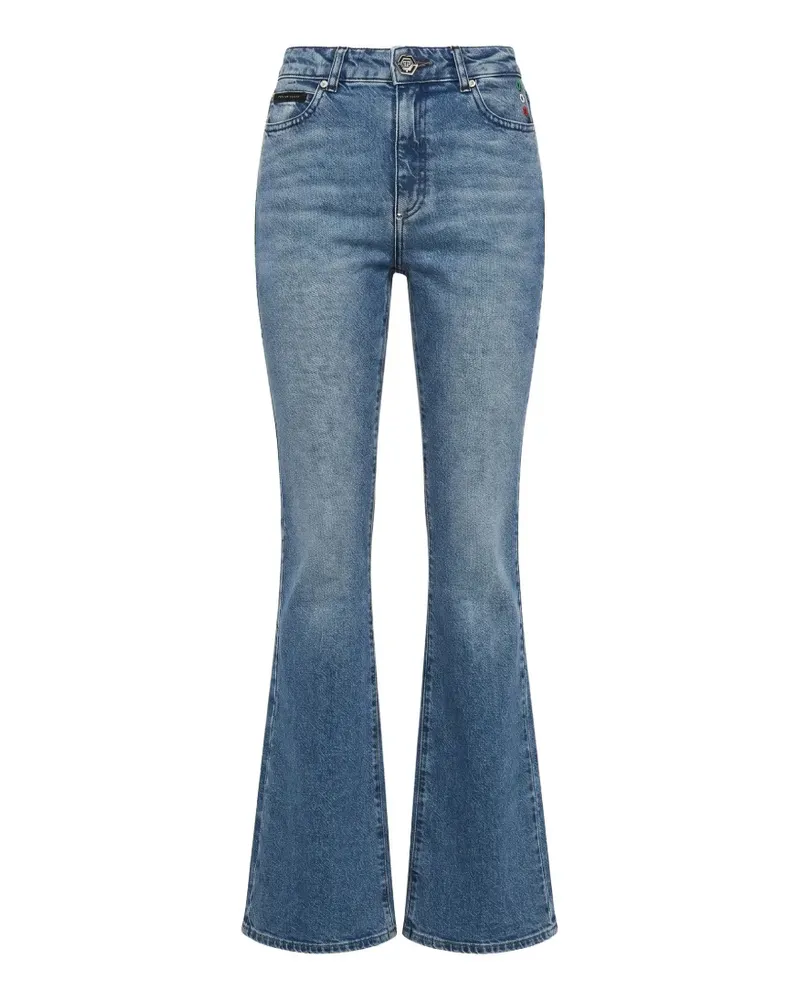 Philipp Plein flare-fit jeans basic - Blau Blau