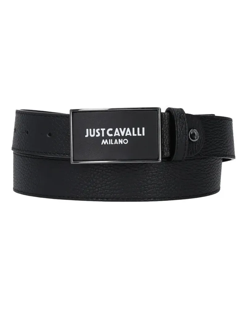 Just Cavalli Gürtel mit Logo-Schnalle - Schwarz Schwarz