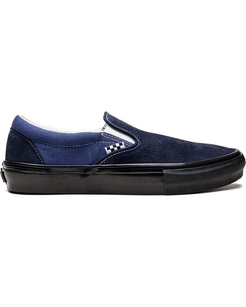 Vans Slip-On-Sneakers mit Kontrasteinsätzen - Blau Blau