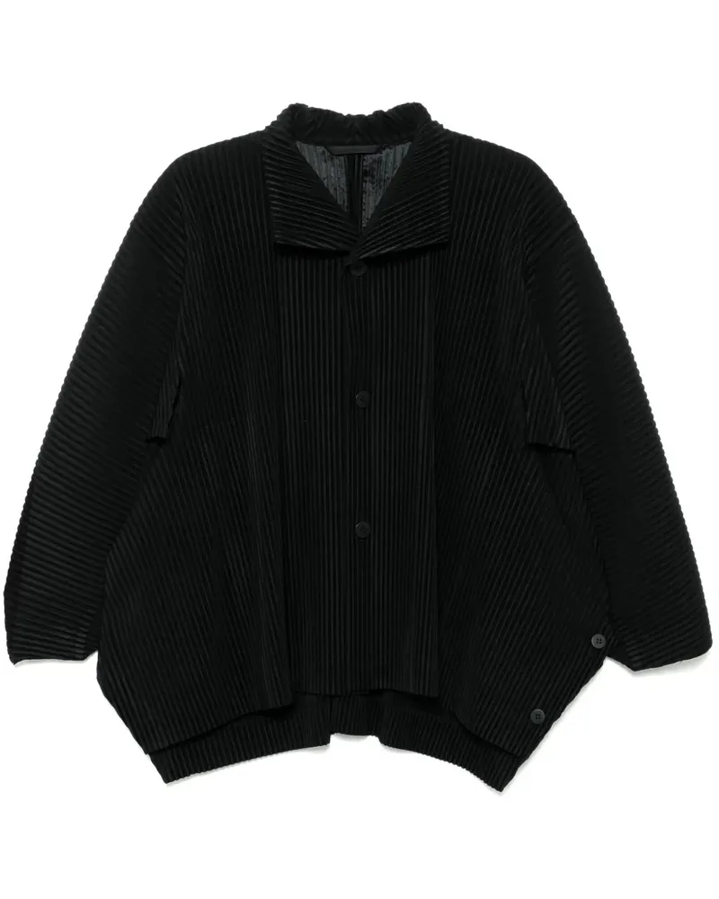 Issey Miyake Kite Jacke mit Falten - Schwarz Schwarz