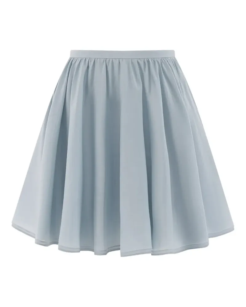 12 STOREEZ Geraffter Orchard Minirock - Blau Blau