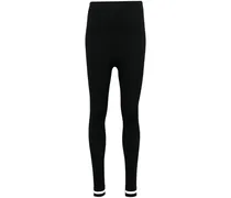 Nahtlose Leggings - Schwarz