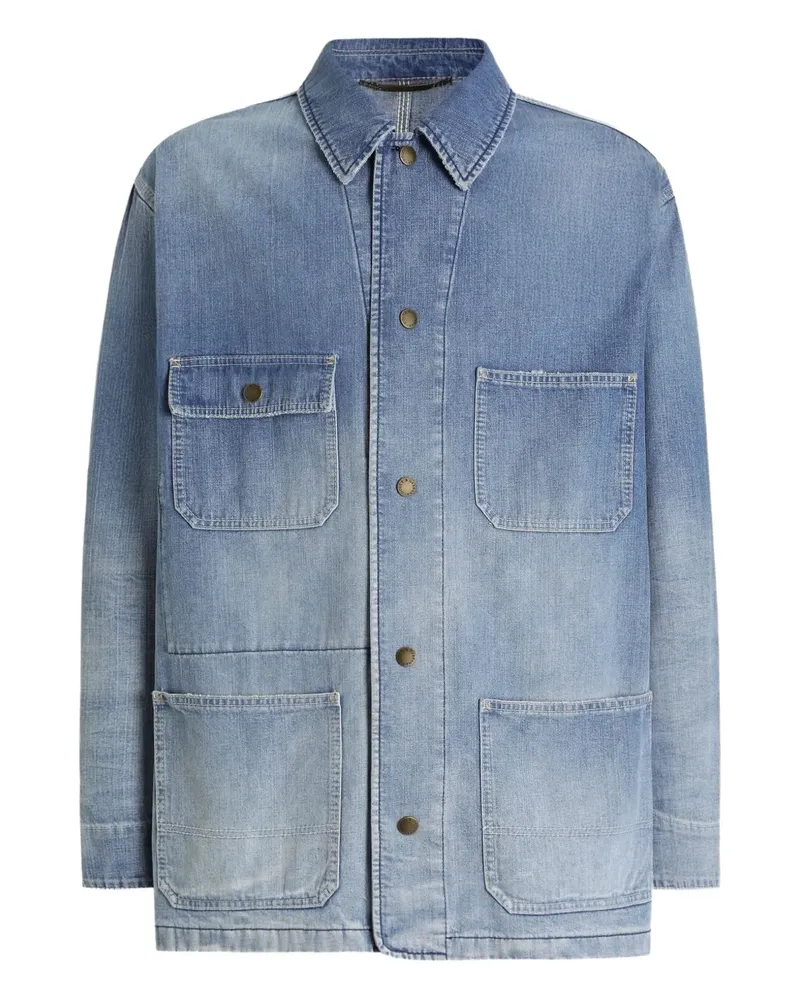 Dolce & Gabbana Geknöpfte Jacke - Blau Blau