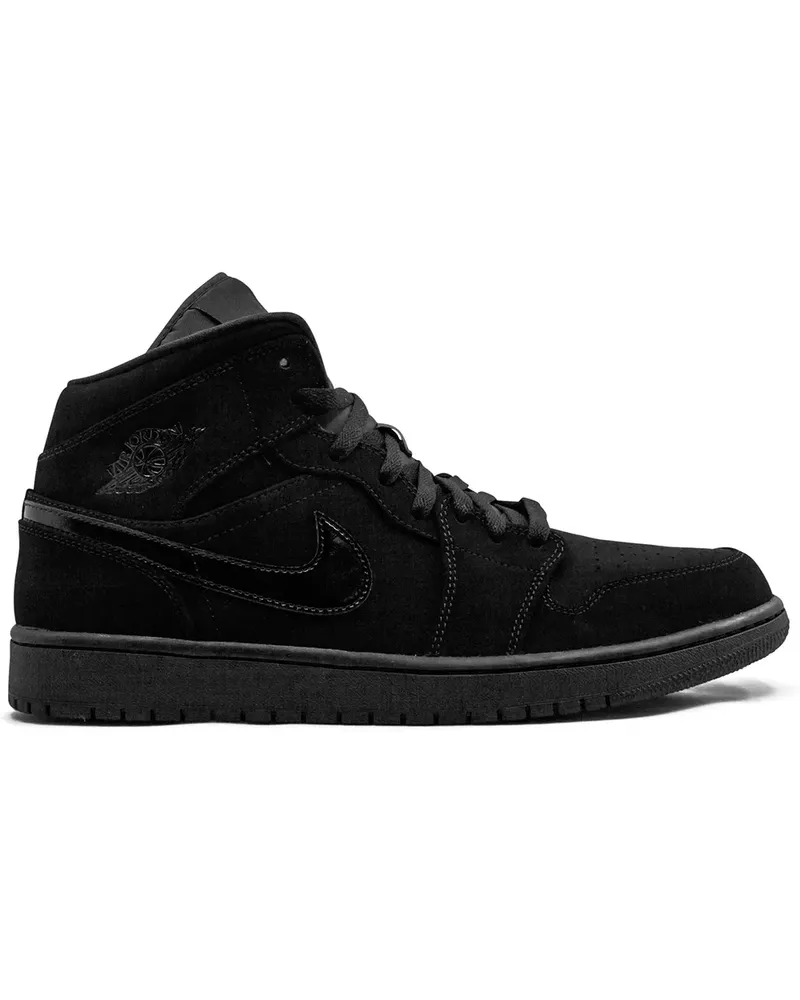 Jordan Air  1 Mid' Sneakers - Schwarz Schwarz