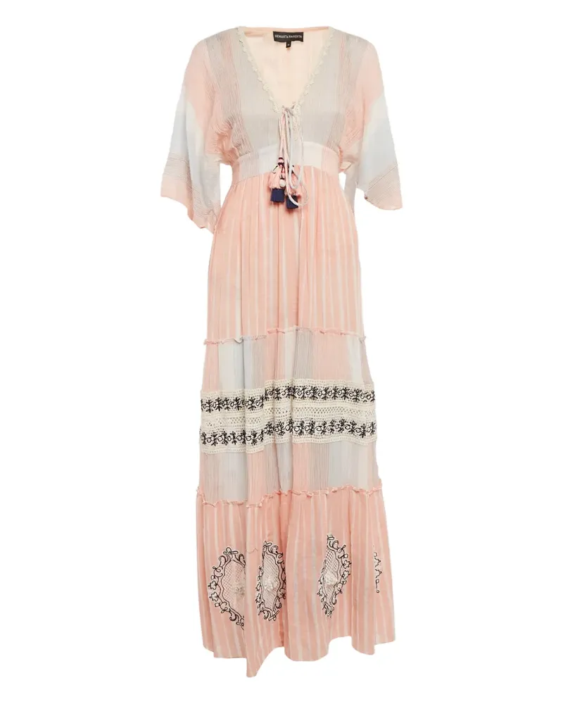 Hemant & Nandita lace tassel maxi dress - Rosa Rosa