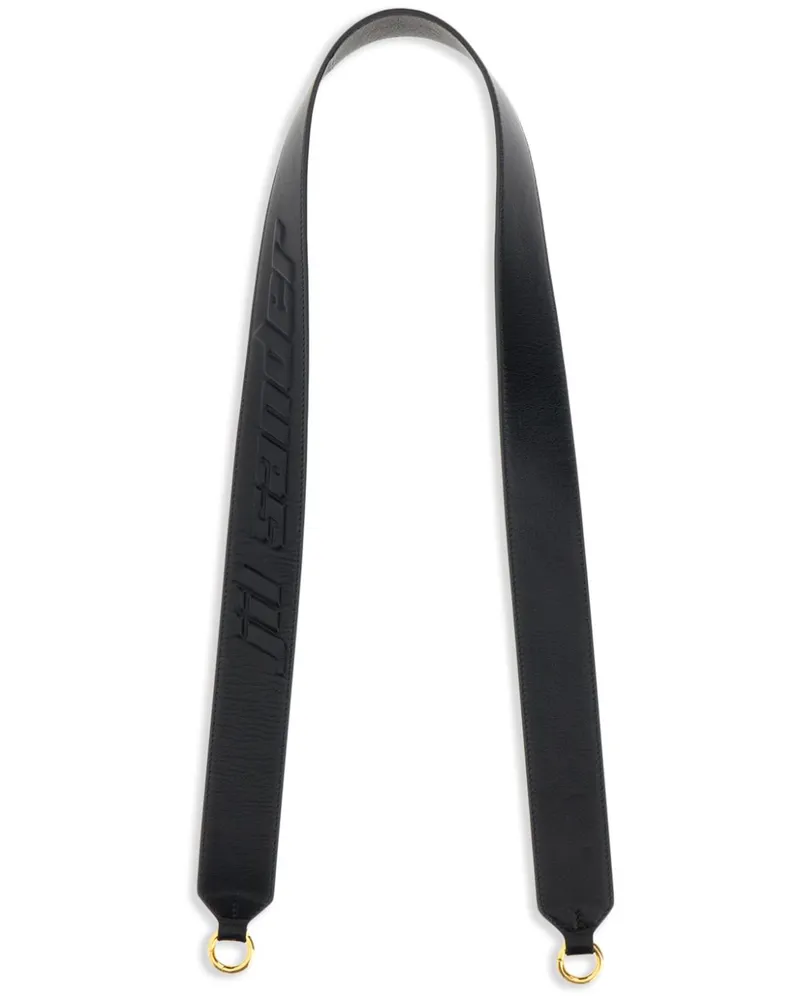 Jil Sander Schulterriemen mit Ledertasche - Schwarz Schwarz