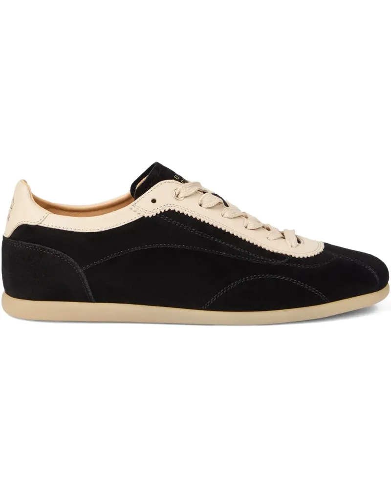 Brunello Cucinelli Sneakers mit Wildledereinsätzen - Schwarz Schwarz