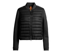 Jacke mit gesteppten Einsätzen - Schwarz