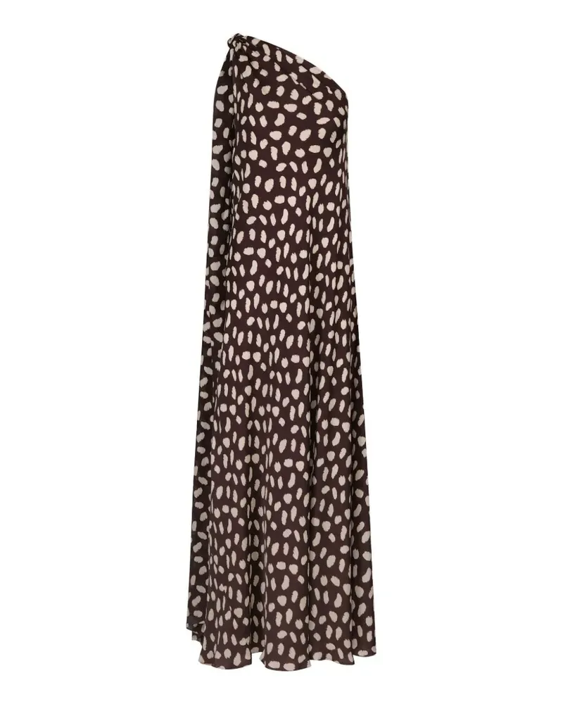 Johanna Ortiz Elegant Freedom printed maxi dress - Braun Braun