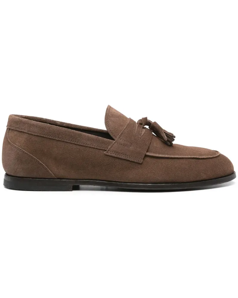 CENERE GB Loafer aus Wildleder - Braun Braun
