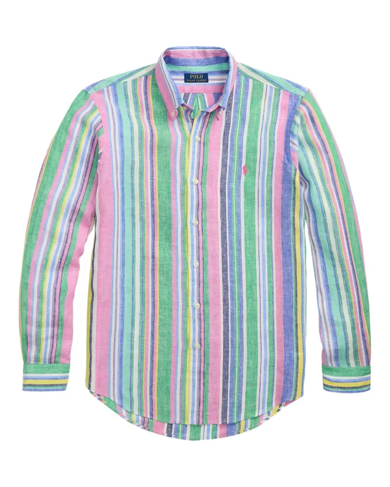 Ralph Lauren Hemd aus Leinen - Blau Blau