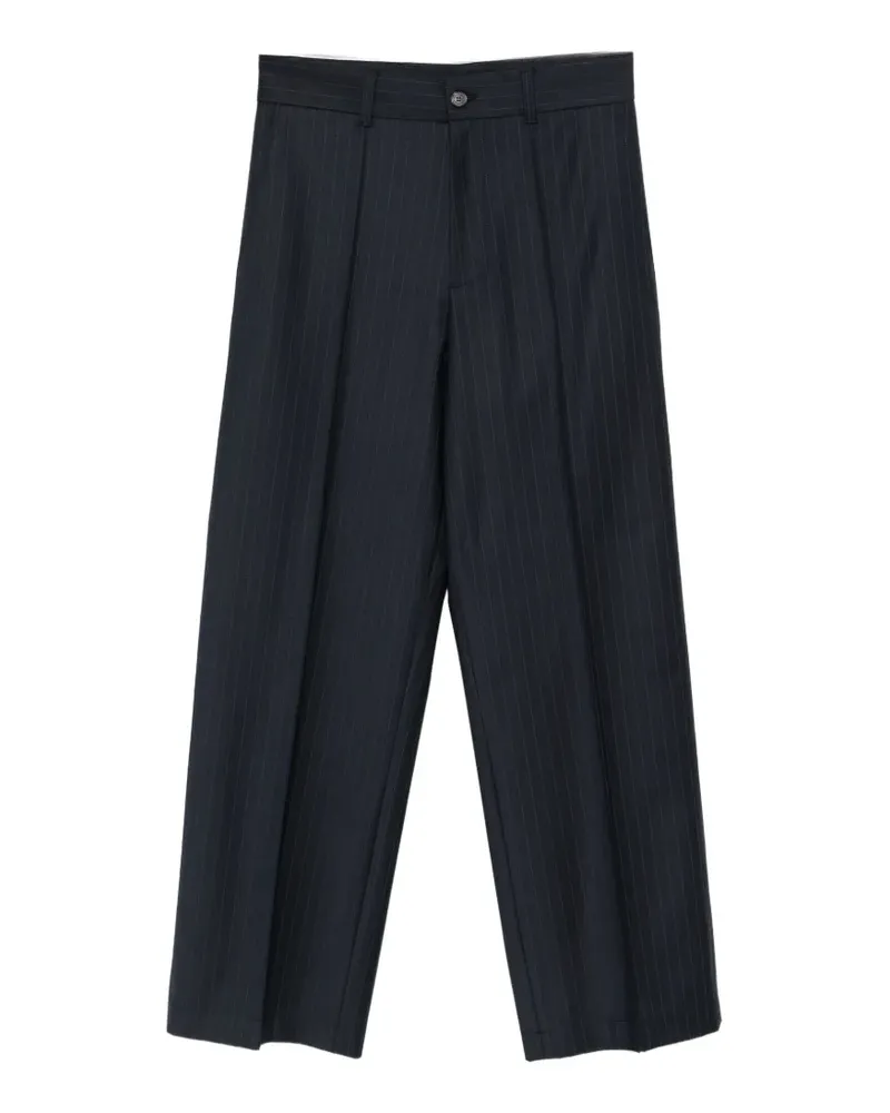 Patrizia Pepe Oversized-Hose mit Nadelstreifen - Blau Blau