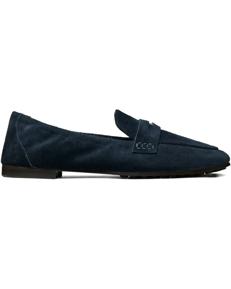 Tory Burch Penny-Loafer aus Wildleder - Blau Blau