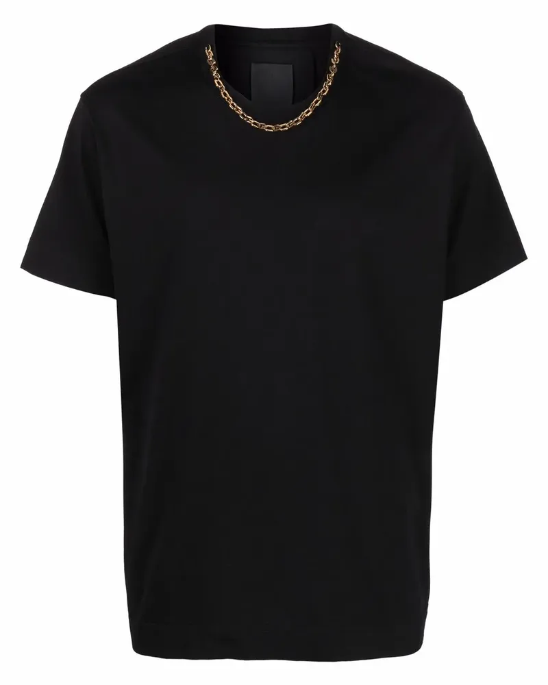 Givenchy Hemd mit Kettendetail - Schwarz Schwarz