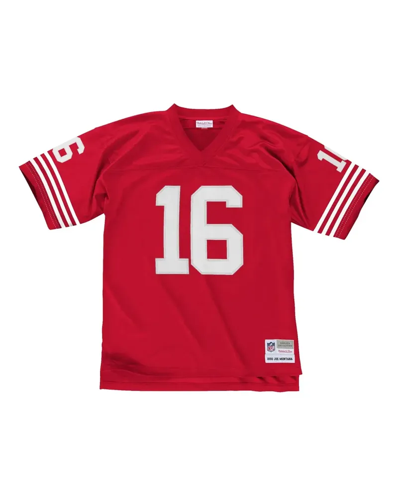Mitchell & Ness NFL San Francisco 49ers 90 Joe Montana T-Shirt - Rot Rot