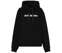 Hoodie mit Logo-Print - Schwarz
