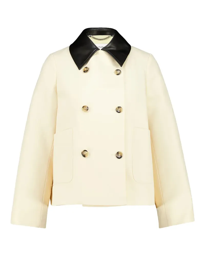 Altuzarra Harburg double-breasted jacket - Nude Nude