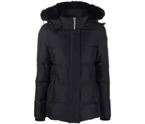 Daunenjacke mit Shearling-Futter