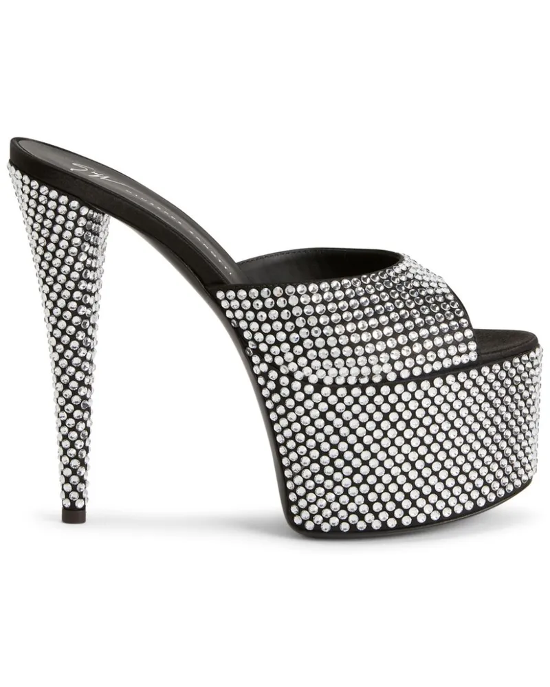 Giuseppe Zanotti GZ Aida Sandalen 150mm - Schwarz Schwarz