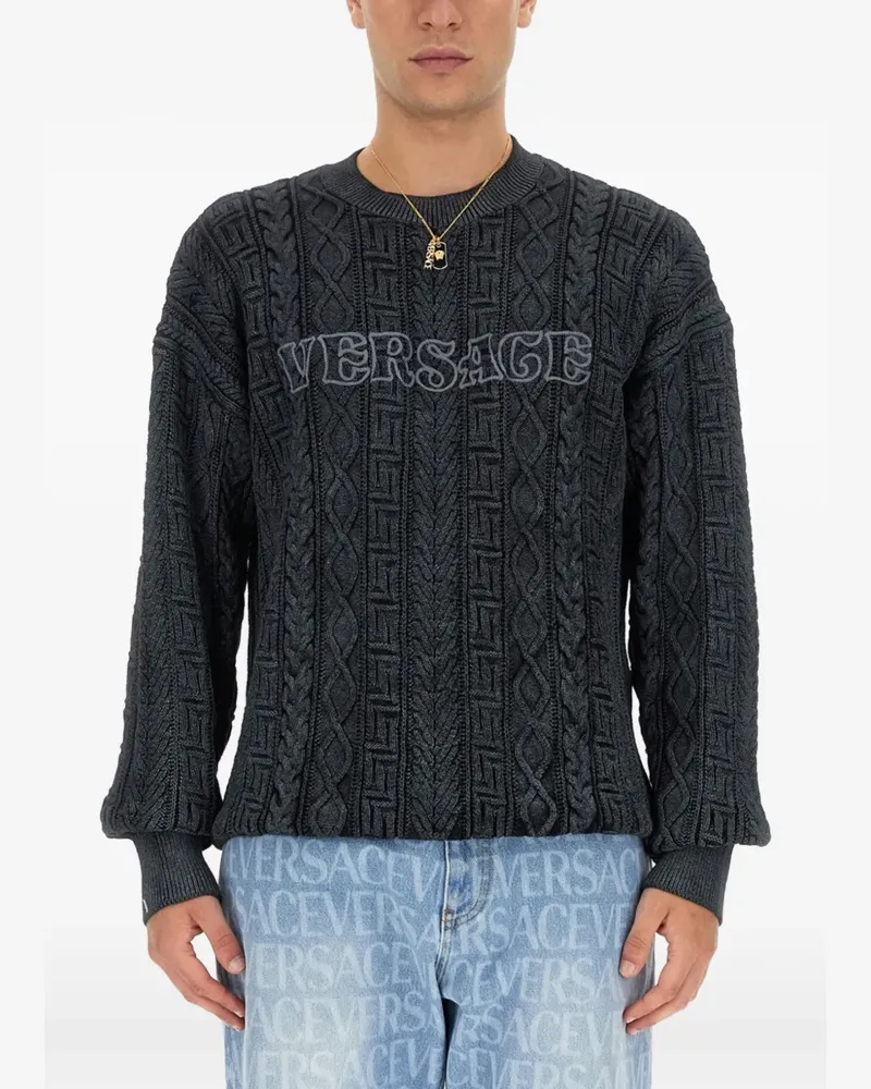 Versace grey sweater - Grau Grau