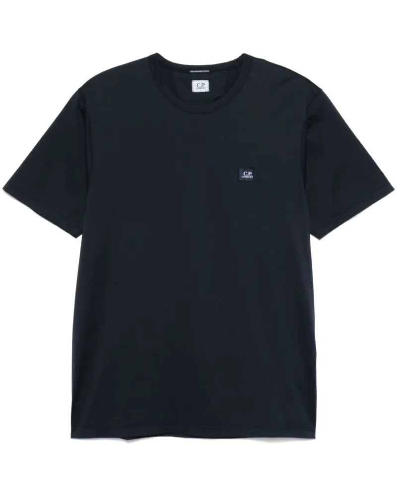 C.P. Company T-Shirt mit Logo-Applikation - Blau Blau