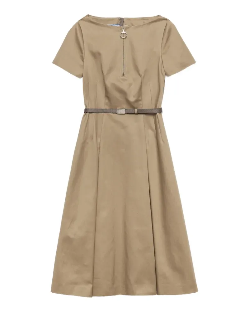 Prada chino zipper dress - Nude Nude